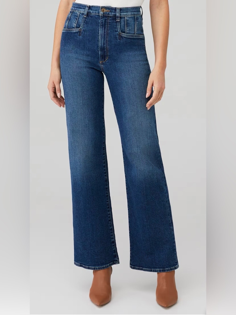 Favorite Daughter The Jordie Pepper Wide Leg High Rise Jeans 27